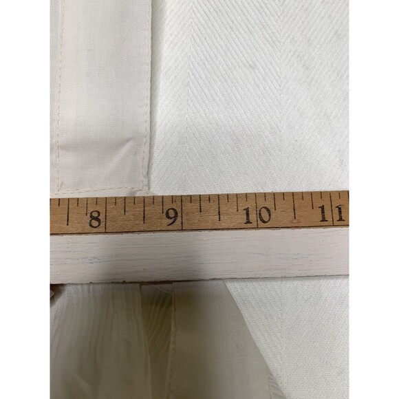 Dutch Novelties Embroidered Roses Lace Cream Apron Pockets New Vintage Condition - Picture 6 of 12